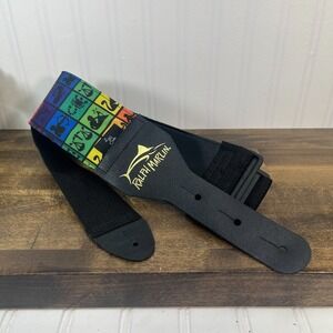 LM Ralph Marlin 3" Designer Rainbow Astrology Electric Guitar Strap